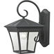 Ridgewood 1 Light 15 inch Matte Textured Black Outdoor Sconce, Medium