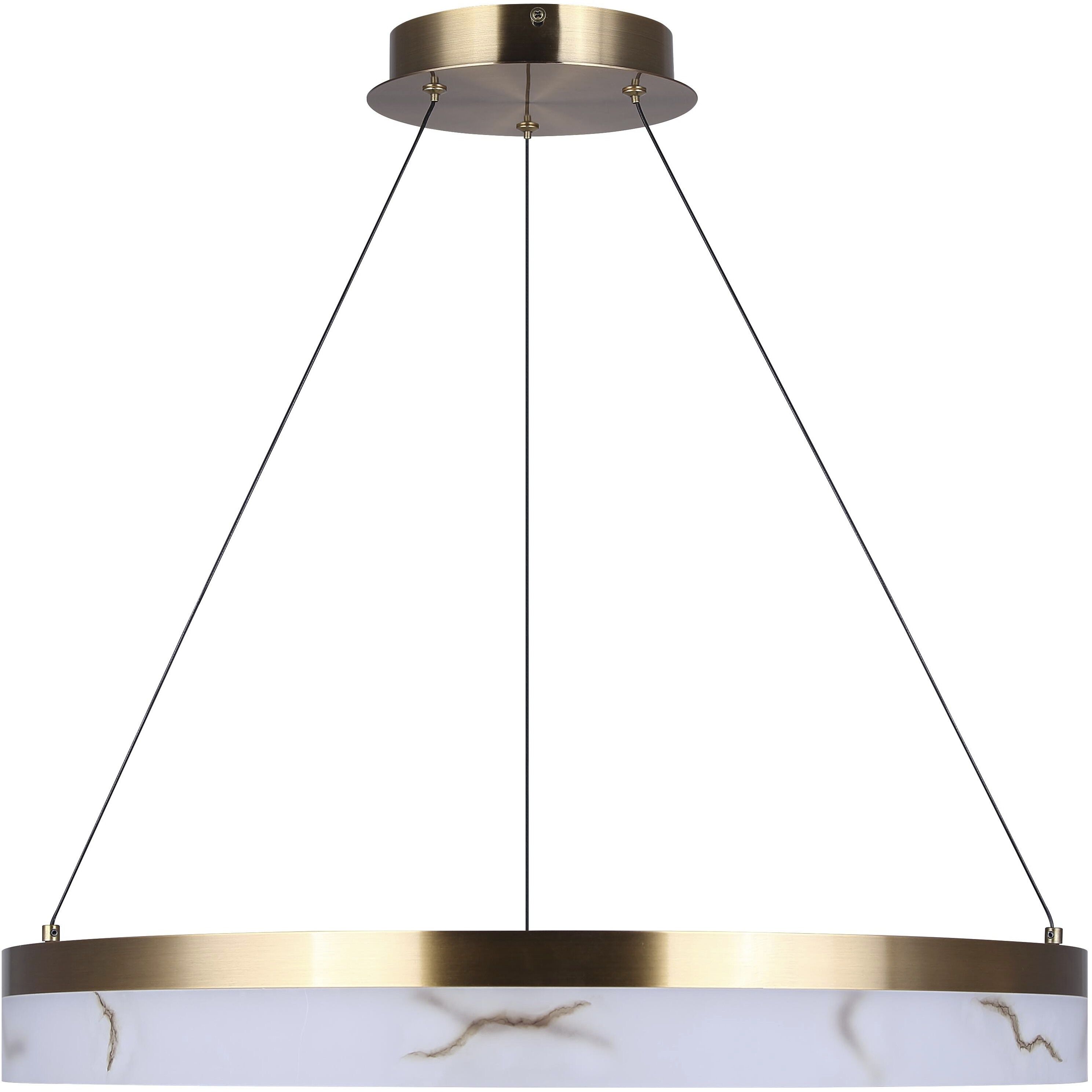 Elynn LED 23.5 inch Gold Chandelier Ceiling Light