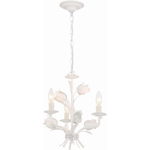 Southport 3 Light 14 inch Wet White Mini Chandelier Ceiling Light