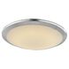 Cermack St. LED 15 inch Polished Chrome Flush Mount Ceiling Light