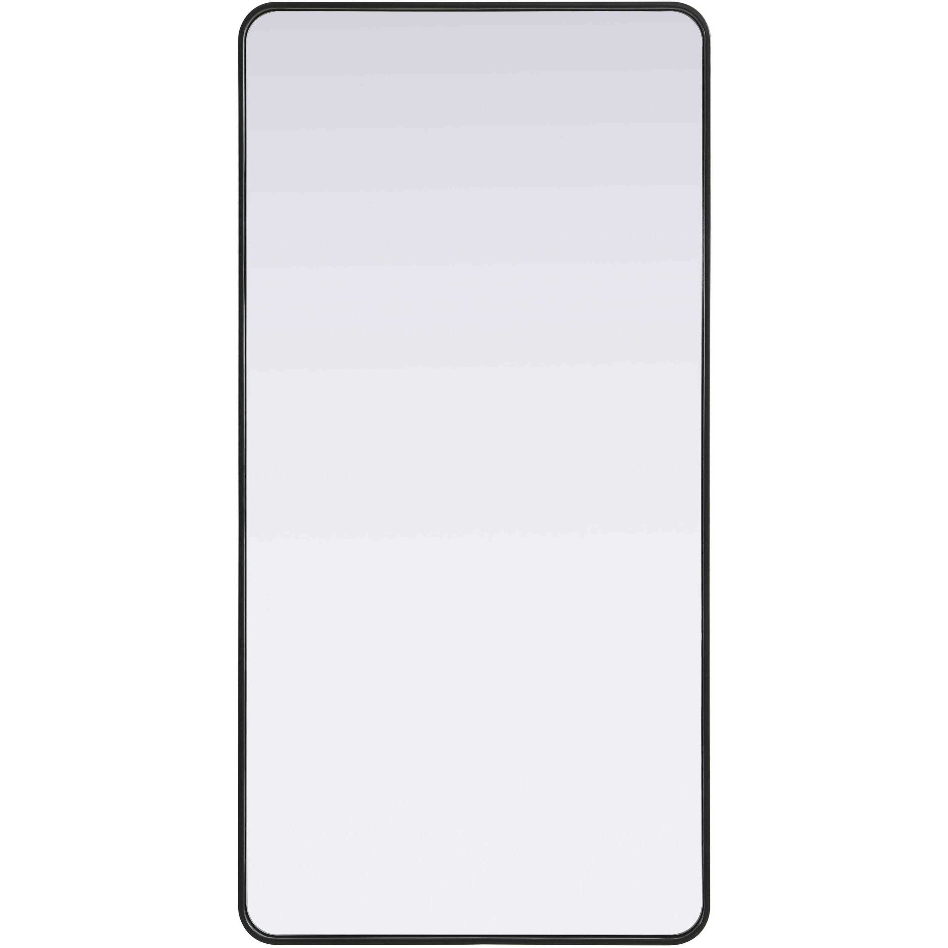 Remy 60 X 30 inch Black Mirror