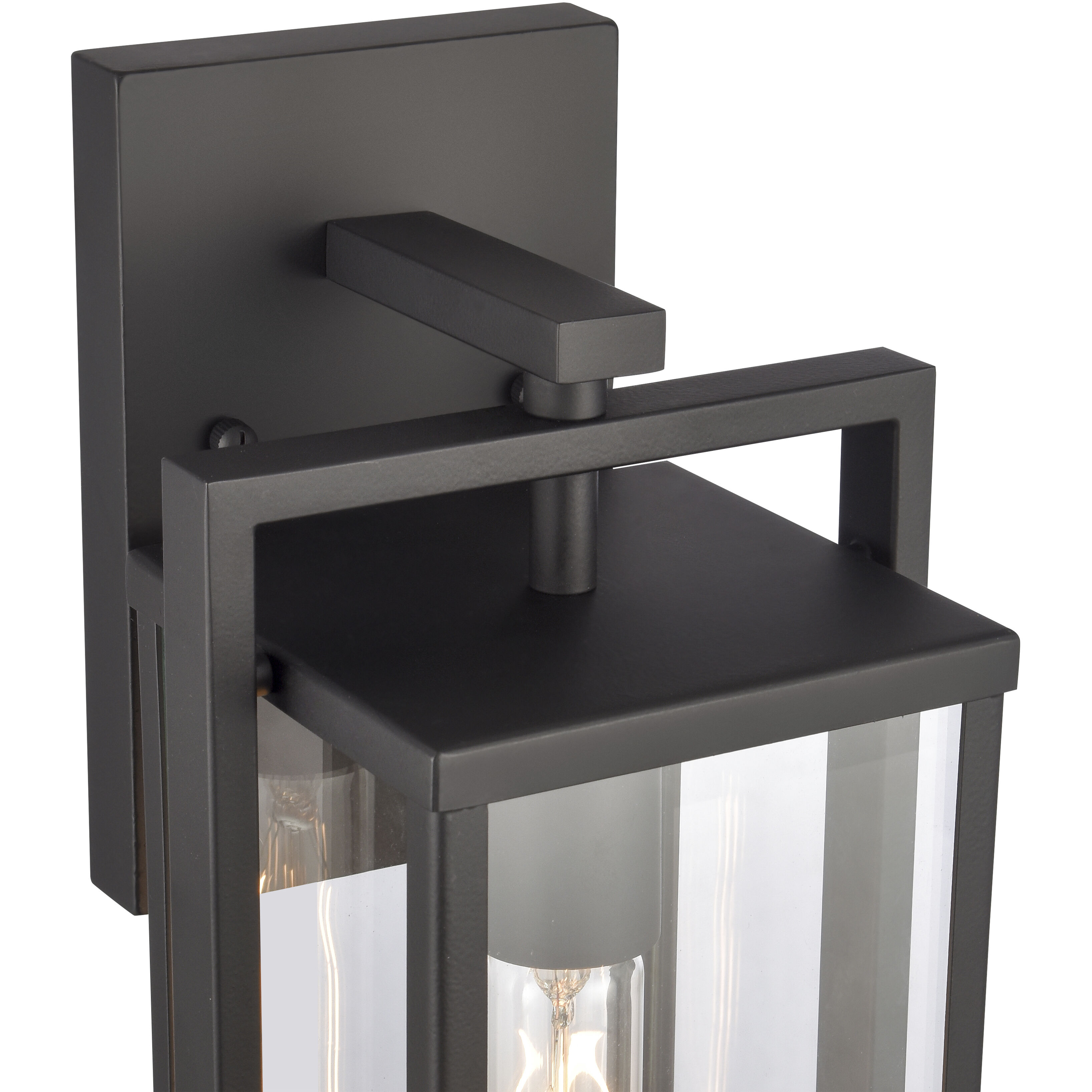 Gladwyn 1 Light 16.5 inch Matte Black Outdoor Sconce