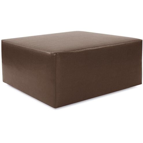 Universal 18 inch Pecan Ottoman, 36in Square, The Avanti Collection