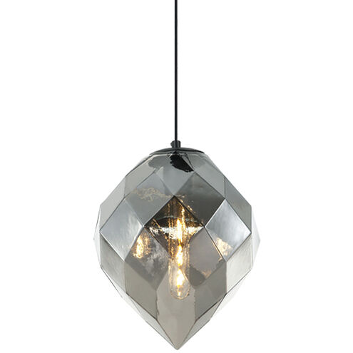 Gemma 1 Light 9.88 inch Smoke Pendant Ceiling Light
