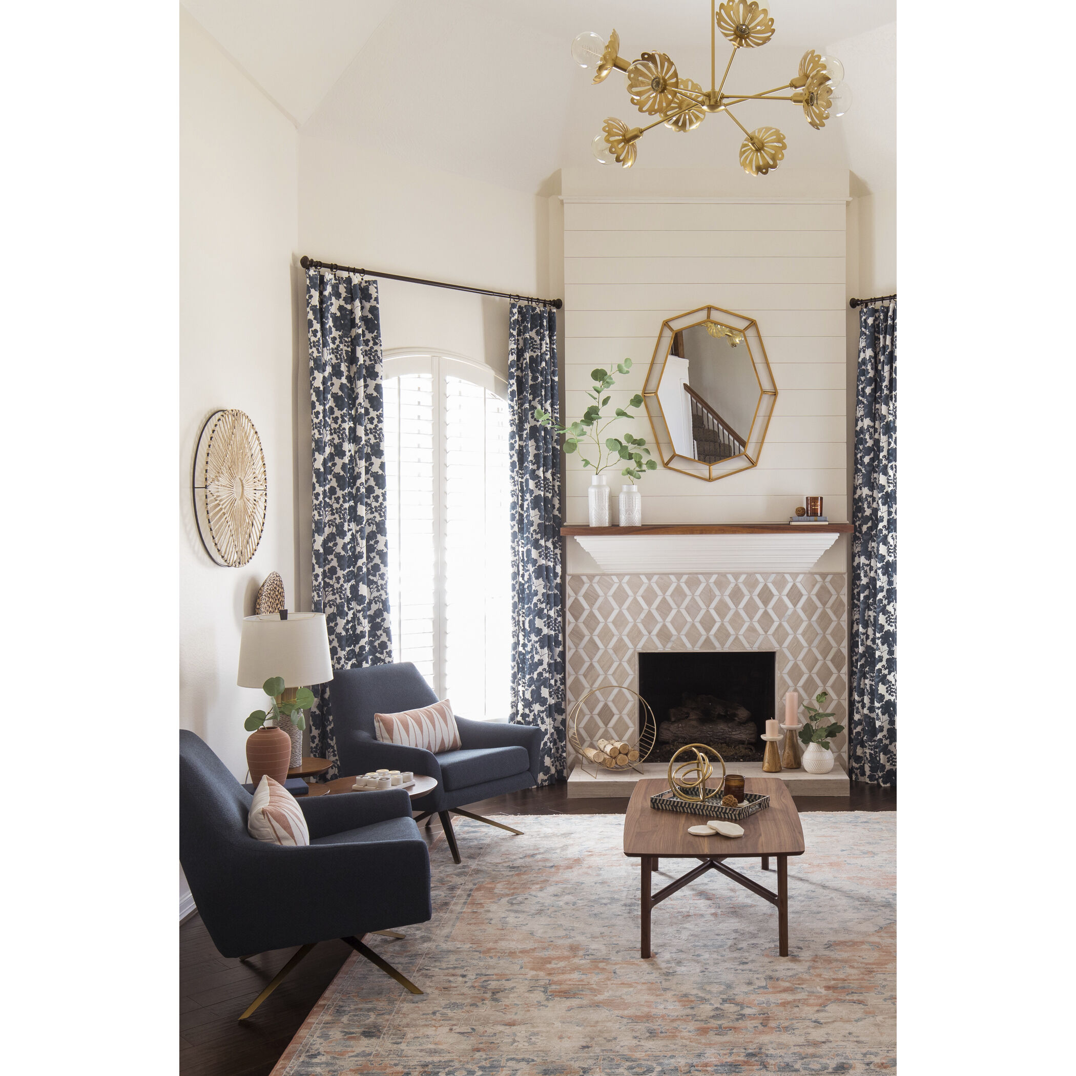 Alyssa 8 Light 42 inch Aged Brass Chandelier Ceiling Light