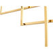Canada LED 6 inch Gold LED Chandelier Ceiling Light