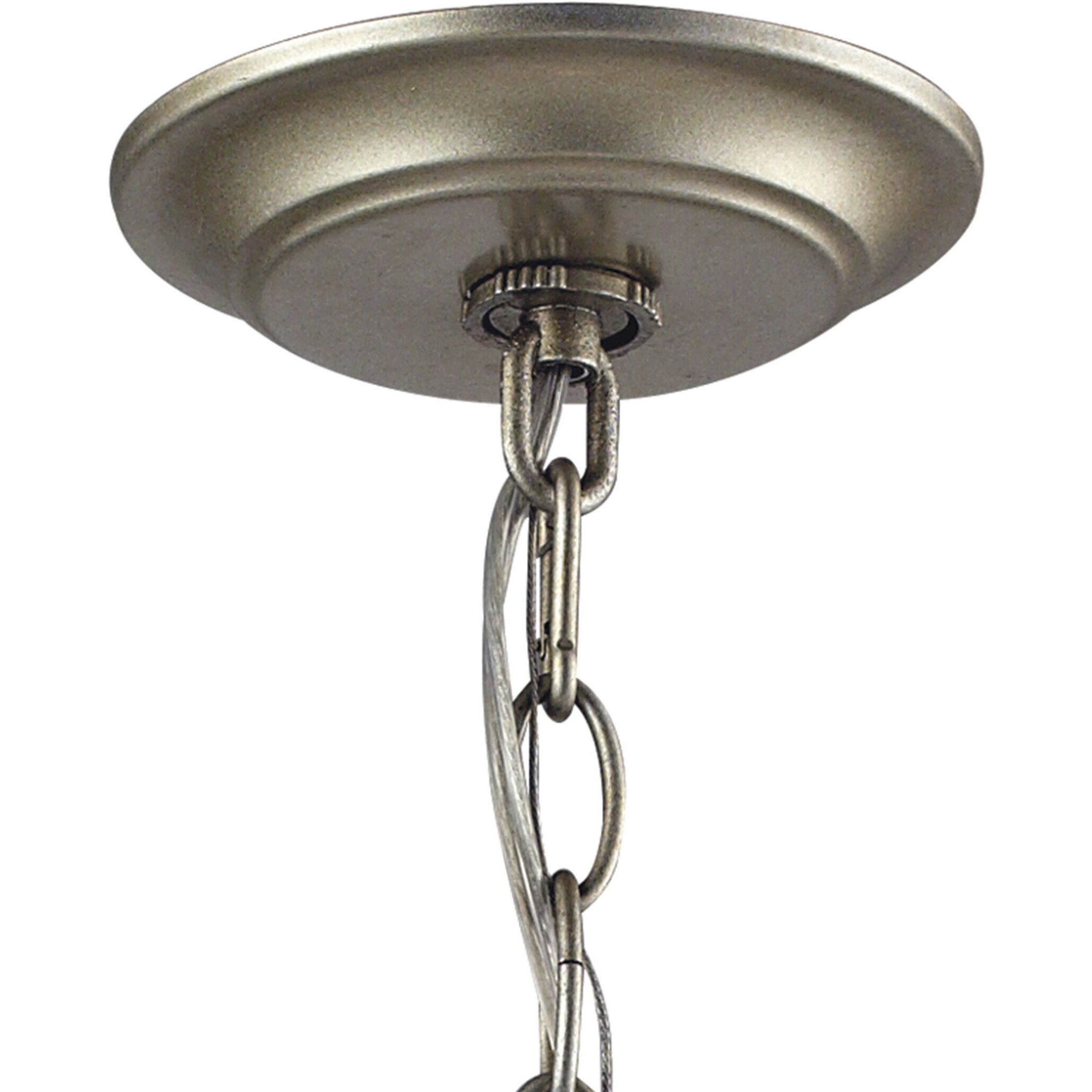 Chandette 4 Light 14 inch Aged Silver Chandelier Ceiling Light