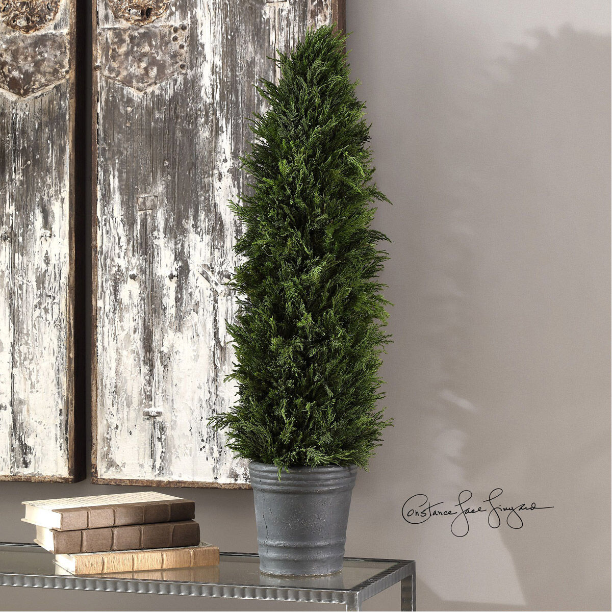 Uttermost 60139 Cypress Cone Aged Dark Gray Topiary