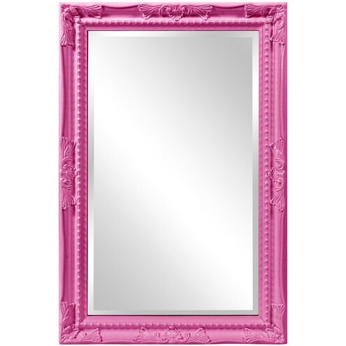 Queen Ann 33 X 25 inch Glossy Hot Pink Wall Mirror