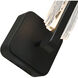 Curva LED 19 inch Sand Black Indoor-Outdoor Wall Light
