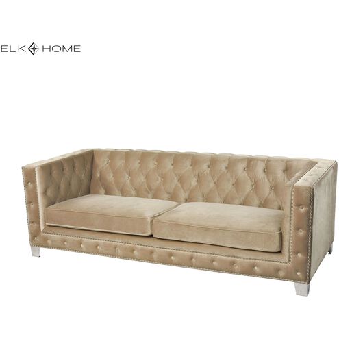 Concepcion Champagne Gold with Silver Sofa