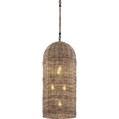 Huxley 5 Light 18 inch Textured Bronze Pendant Ceiling Light