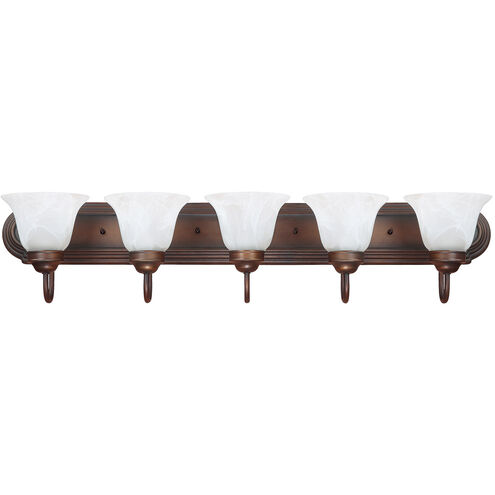 Arthur 5 Light 36 inch Burnished Bronze Vanity Light Wall Light