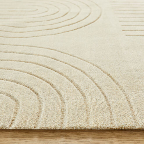 Kirti 130 X 94 inch White/Ivory Rug in 8 x 11