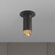 Exhaust Surface LED 2.36 inch Graphite / Brass Flush Mount Ceiling Light