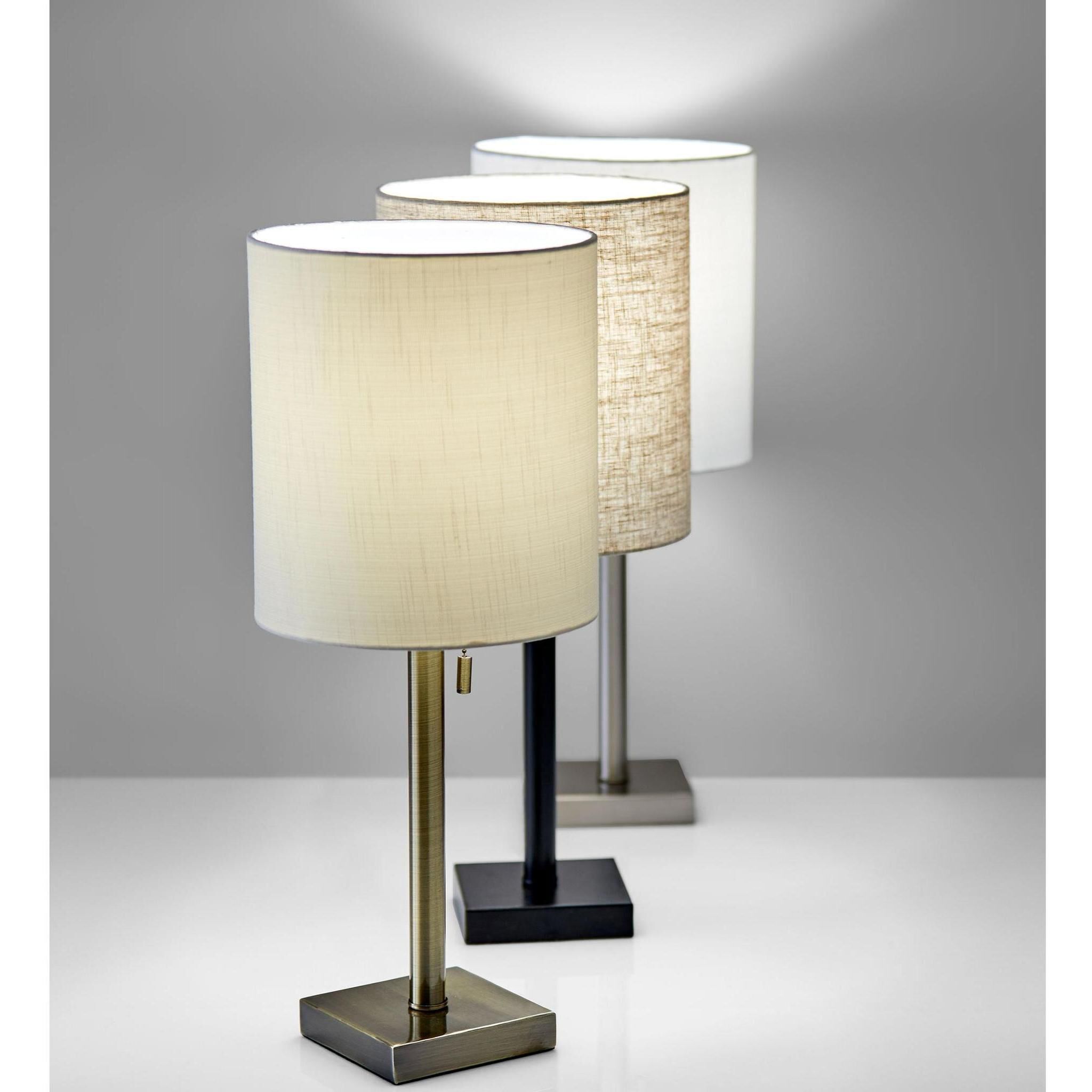 Liam 22 inch 60.00 watt Anitque Brass Table Lamp Portable Light in Antique Brass