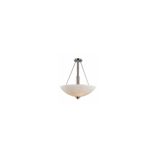 Mod Pod 3 Light 20 inch Brushed Nickel Pendant Ceiling Light