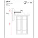 Jordan 1 Light 16.75 inch Oil Rubbed Bronze Outdoor Wall Light