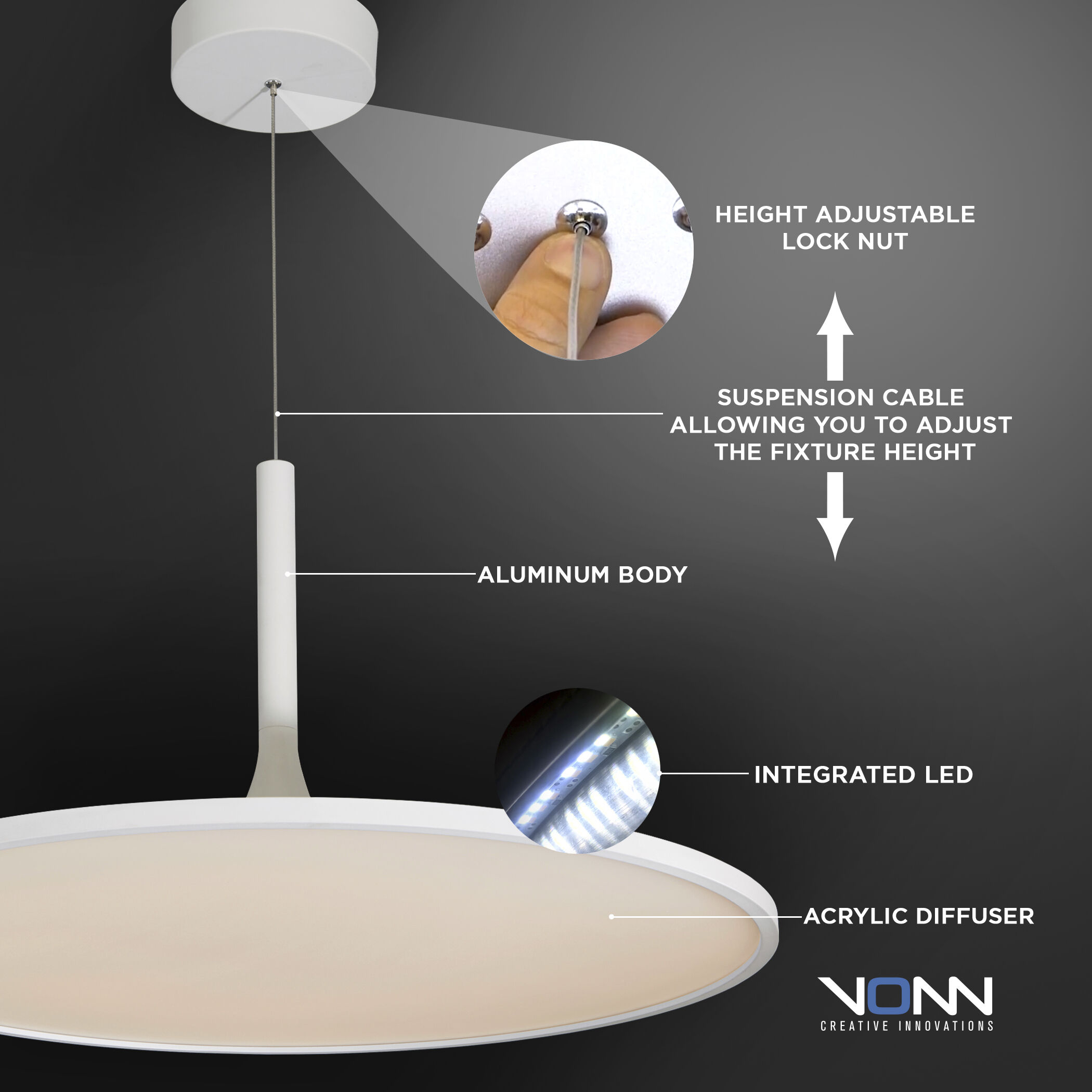 Salm 17.25 inch Black Pendant/Chandelier Ceiling Light