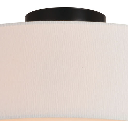 Burnaby 4 Light 20.5 inch Black Semi-Flush Mount Ceiling Light