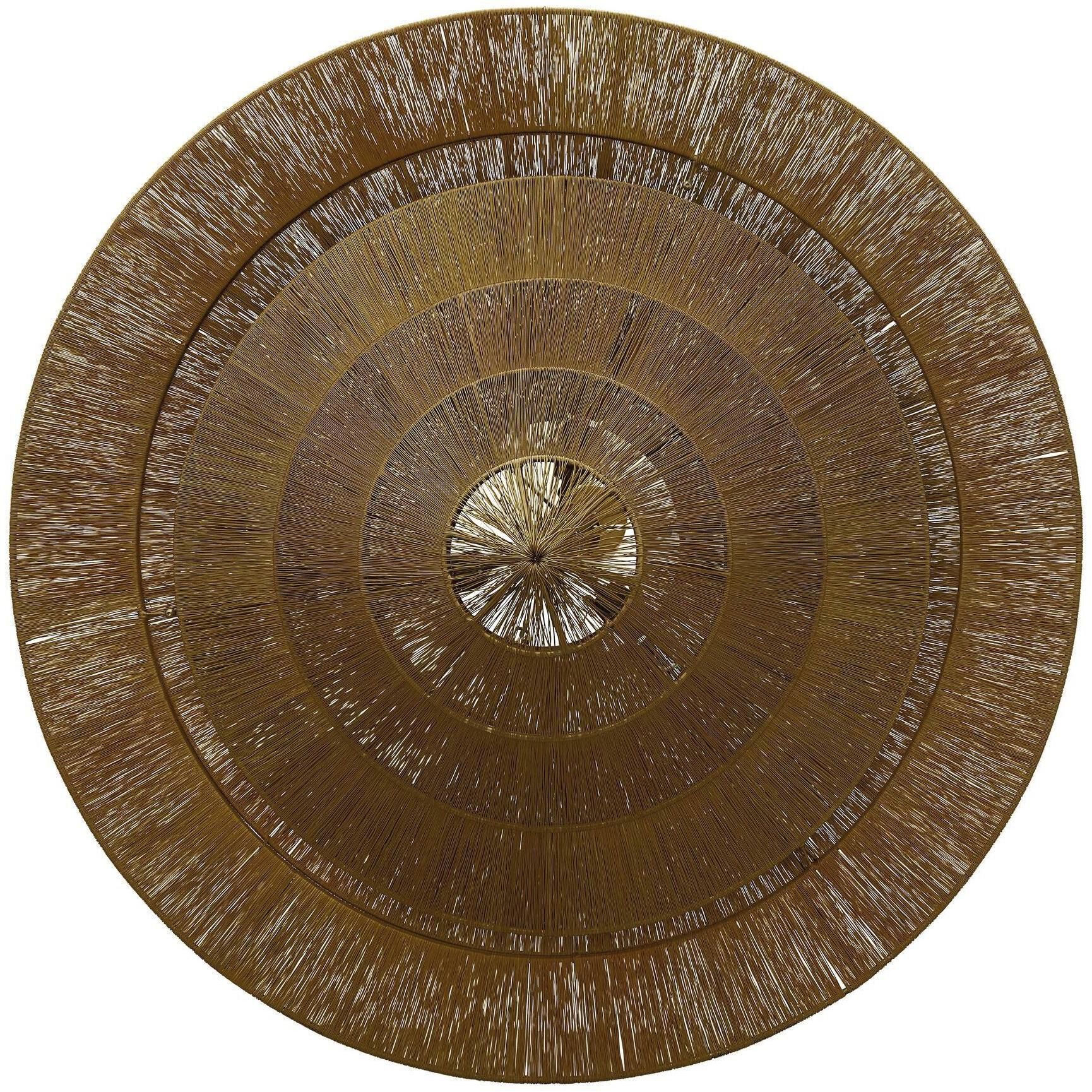 Lexa 3 Light 40 inch Vintage Brass Pendant Ceiling Light