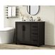 Alina 42 X 34 inch Chocolate Oak Bathroom Vanity Cabinet