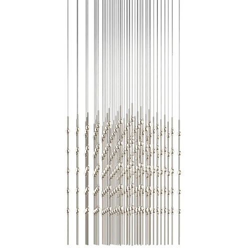 Constellation Cosmic Cube LED 30 inch Satin Nickel Pendant Ceiling Light