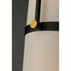 Oscar 70.25 inch 60 watt Bronze and Antique Brass Floor Lamp Portable Light
