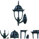 Suffolk 1 Light 18 inch Matte Black Exterior Wall Mount