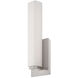 Vogue Wall Sconce Wall Light in 3500K, 15in., Brushed Nickel