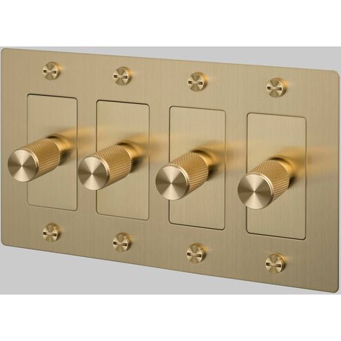 4G 100-120 Brass Dimmer Switch, LED