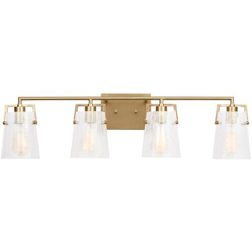 Drew & Jonathan Crofton 4 Light 33.38 inch Chrome Vanity Light Wall Light
