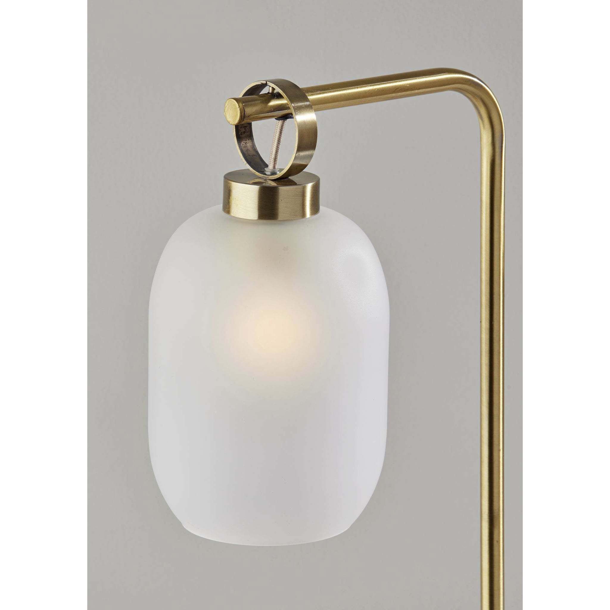 Lancaster 20.5 inch 40 watt Antique Brass Table Lamp Portable Light