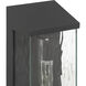 Azure Bay 1 Light 14.75 inch Black Outdoor Wall Sconce