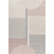 Flux 120 X 94 inch Dusty Pink Rug in 8 x 10, Rectangle