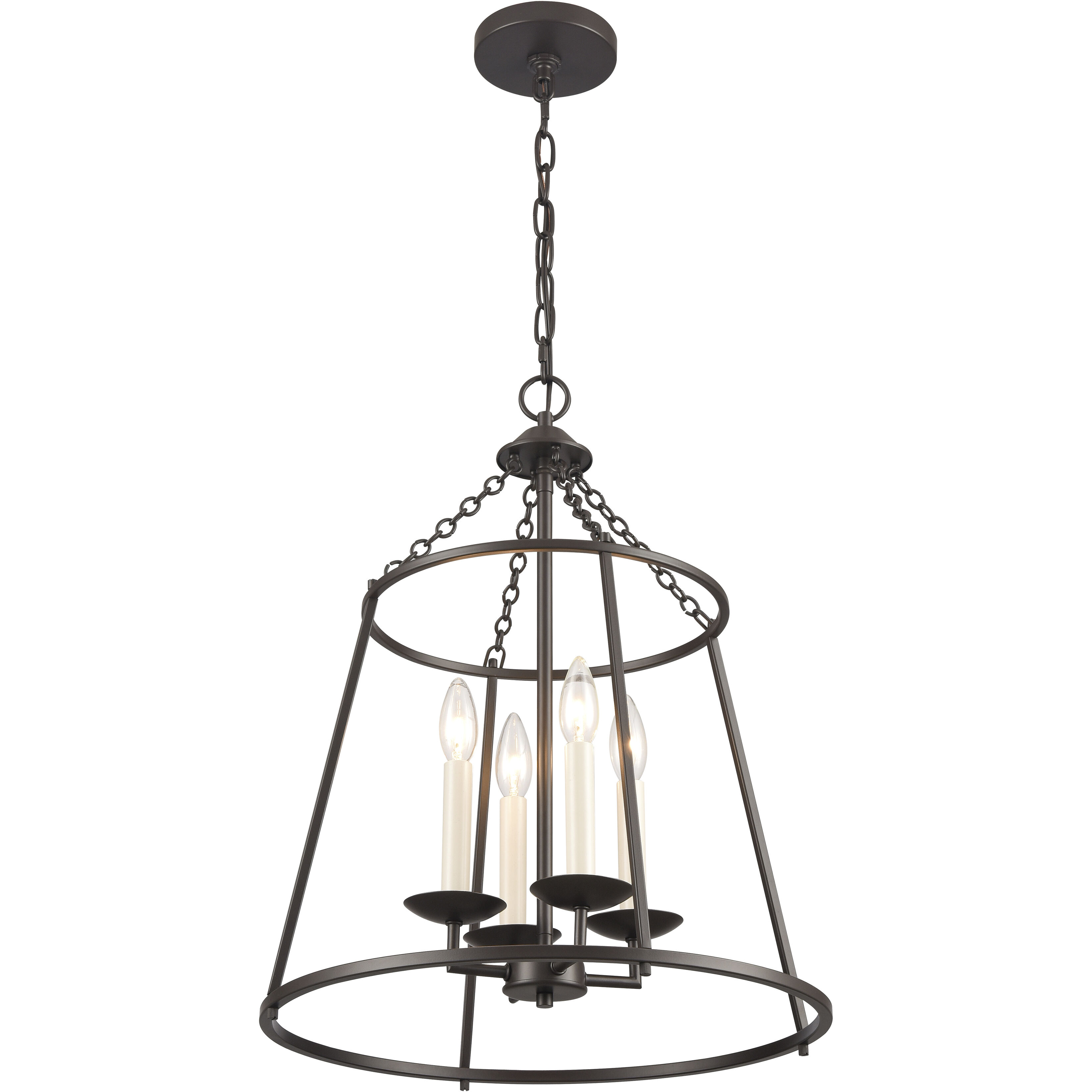 Joanie 4 Light 17.25 inch Old Bronze Pendant Ceiling Light