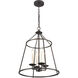 Joanie 4 Light 17.25 inch Old Bronze Pendant Ceiling Light