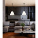 Alaric 3 Light 18 inch Matte Black Pendant Ceiling Light
