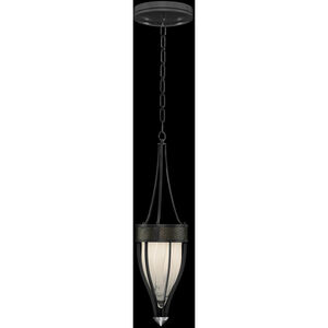 Mirage 1 Light 7.5 inch Black Pendant Ceiling Light