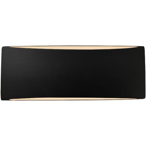 Ambiance LED 13 inch Carbon Matte Black ADA Wall Sconce Wall Light