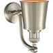 Franklin Restoration Addison LED 5 inch Brushed Satin Nickel Sconce Wall Light, Franklin Restoration