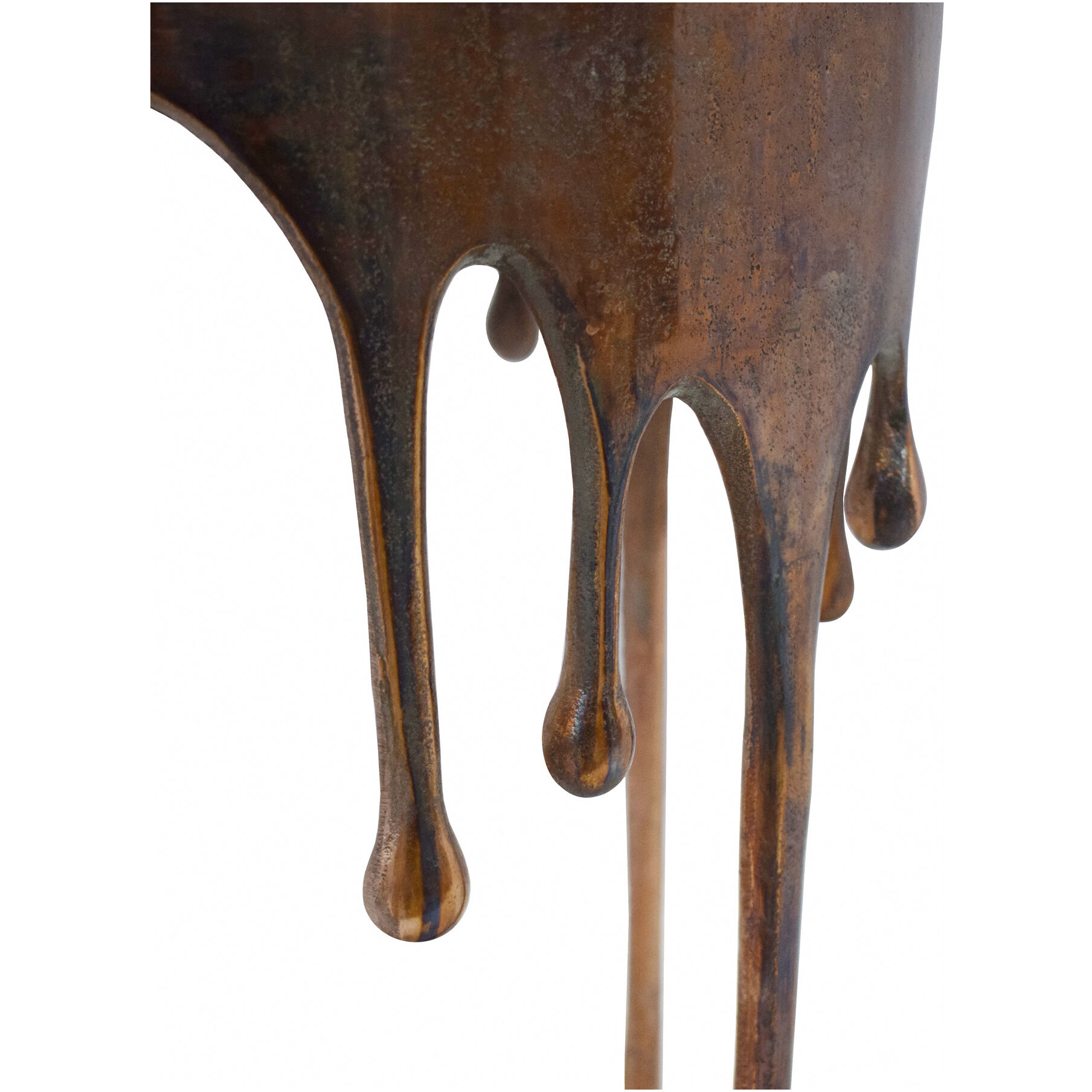 Copperworks 22 X 17 inch Brown Accent Table