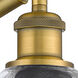 Ballston Waverly 1 Light 6 inch Brushed Brass Sconce Wall Light