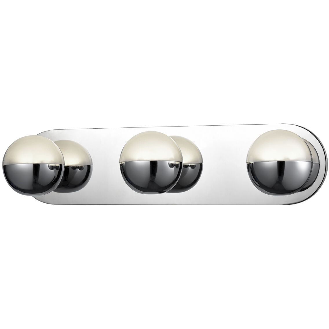 Pluto Vanity Light Wall Light in Chrome