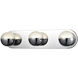 Pluto Vanity Light Wall Light in Chrome
