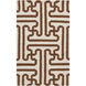 Archive 36 X 24 inch Dark Brown, Cream Rug