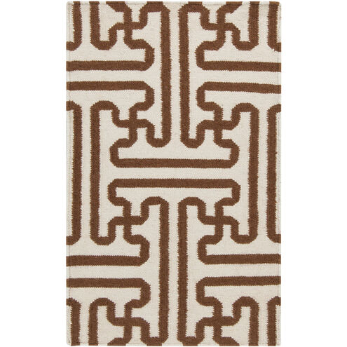 Archive 36 X 24 inch Dark Brown, Cream Rug