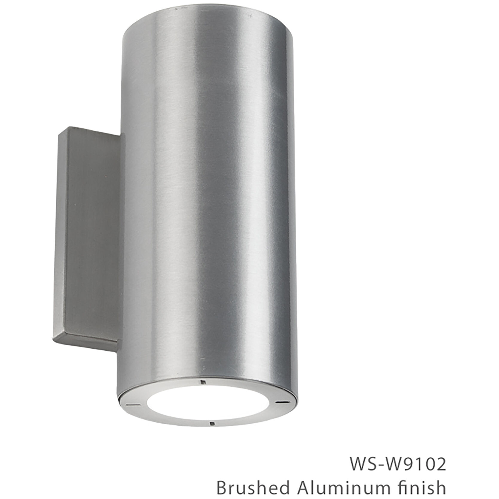 Vessel LED 7.6 inch Brushed Aluminum Outdoor Wall Light in 2, 2700K