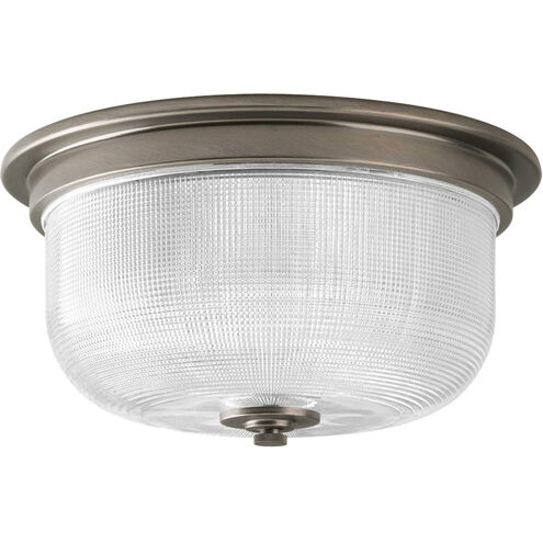 Archie 2 Light 12 inch Antique Nickel Flush Mount Ceiling Light