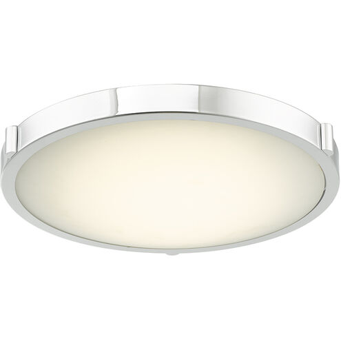 Halo LED 16.8 inch Chrome Flush Mount Ceiling Light
